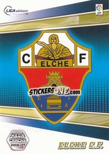 Sticker Elche C.F. - Liga BBVA 2008-2009. Megacracks
 n. 415 - Panini