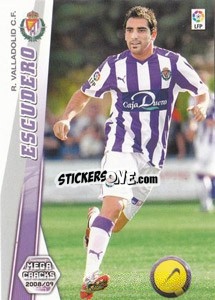 Sticker Escudero - Liga BBVA 2008-2009. Megacracks
 - Panini