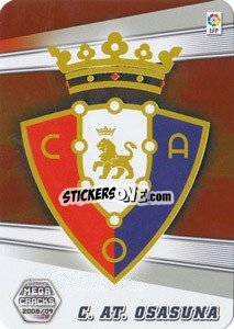 Sticker Escudo - Liga BBVA 2008-2009. Megacracks
 n. 217 - Panini