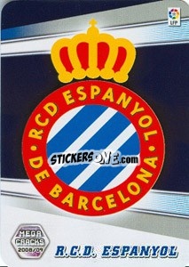 Sticker Escudo - Liga BBVA 2008-2009. Megacracks
 - Panini
