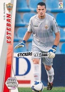 Figurina Esteban - Liga BBVA 2008-2009. Megacracks
 - Panini