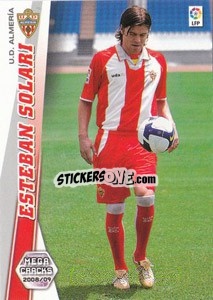 Cromo Esteban Solari - Liga BBVA 2008-2009. Megacracks
 - Panini
