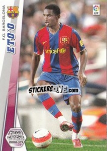 Sticker Eto´O - Liga BBVA 2008-2009. Megacracks
 - Panini