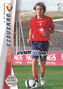 Figurina Ezquerro - Liga BBVA 2008-2009. Megacracks
 - Panini