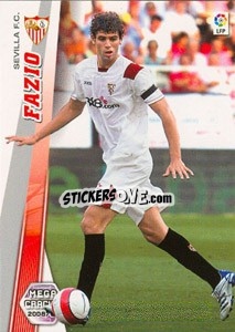 Sticker Fazio - Liga BBVA 2008-2009. Megacracks
 - Panini