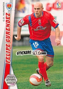 Sticker Felipe Gurendez - Liga BBVA 2008-2009. Megacracks
 - Panini