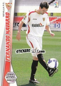 Sticker Fernando Navarro - Liga BBVA 2008-2009. Megacracks
 n. 446 - Panini