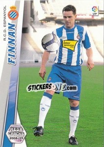 Figurina Finnan - Liga BBVA 2008-2009. Megacracks
 - Panini