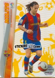 Sticker Gabriel Milito - Liga BBVA 2008-2009. Megacracks
 - Panini
