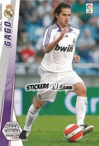 Sticker Gago - Liga BBVA 2008-2009. Megacracks
 - Panini