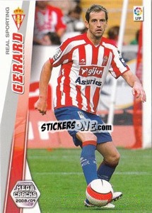 Figurina Gerard - Liga BBVA 2008-2009. Megacracks
 - Panini