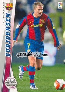 Sticker Gudjohnsen - Liga BBVA 2008-2009. Megacracks
 - Panini