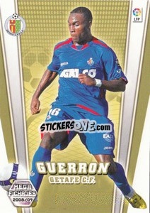 Figurina Guerron - Liga BBVA 2008-2009. Megacracks
 - Panini