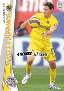 Sticker Guille Franco - Liga BBVA 2008-2009. Megacracks
 - Panini