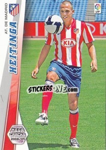 Sticker Heitinga - Liga BBVA 2008-2009. Megacracks
 - Panini