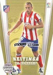 Sticker Heitinga - Liga BBVA 2008-2009. Megacracks
 - Panini