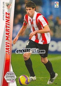 Sticker Javi Martinez - Liga BBVA 2008-2009. Megacracks
 - Panini