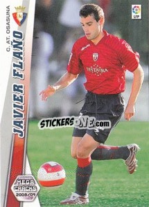 Sticker Javier Flaño - Liga BBVA 2008-2009. Megacracks
 - Panini
