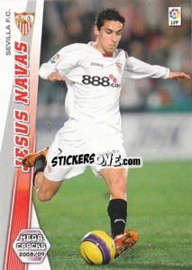 Sticker Jesus Navas - Liga BBVA 2008-2009. Megacracks
 - Panini