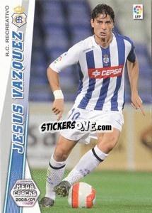 Sticker Jesus Vazquez - Liga BBVA 2008-2009. Megacracks
 - Panini