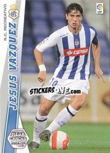 Cromo Jesus Vazquez - Liga BBVA 2008-2009. Megacracks
 - Panini