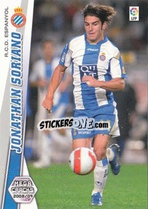 Sticker Jonathan Soriano - Liga BBVA 2008-2009. Megacracks
 - Panini