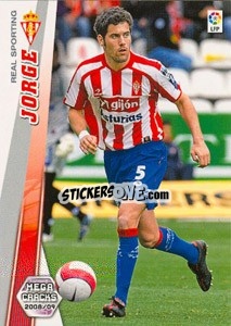 Figurina Jorge - Liga BBVA 2008-2009. Megacracks
 - Panini