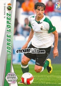 Sticker Jorge Lopez - Liga BBVA 2008-2009. Megacracks
 n. 246 - Panini
