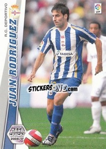 Sticker Juan Rodriguez - Liga BBVA 2008-2009. Megacracks
 n. 101 - Panini