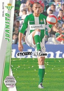 Cromo Juanito - Liga BBVA 2008-2009. Megacracks
 - Panini