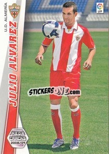 Sticker Julio Alvarez - Liga BBVA 2008-2009. Megacracks
 n. 444 - Panini