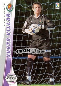 Sticker Justo Villar - Liga BBVA 2008-2009. Megacracks
 - Panini