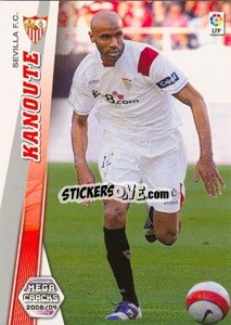 Sticker Kanoute - Liga BBVA 2008-2009. Megacracks
 - Panini