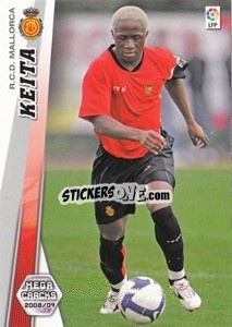 Figurina Keita - Liga BBVA 2008-2009. Megacracks
 - Panini