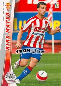 Cromo Kike Mateo - Liga BBVA 2008-2009. Megacracks
 - Panini