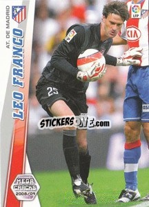 Sticker Leo Franco - Liga BBVA 2008-2009. Megacracks
 - Panini