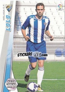 Sticker Lolo - Liga BBVA 2008-2009. Megacracks
 n. 169 - Panini