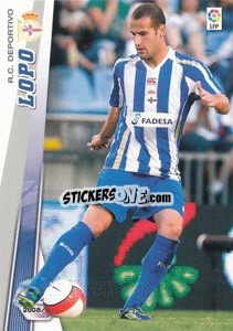 Sticker Lopo - Liga BBVA 2008-2009. Megacracks
 n. 95 - Panini