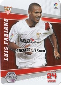 Cromo Luis Fabiano - Liga BBVA 2008-2009. Megacracks
 - Panini