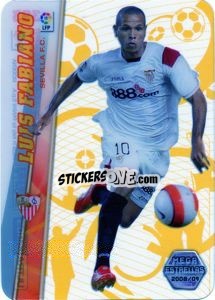 Sticker Luis Fabiano - Liga BBVA 2008-2009. Megacracks
 - Panini