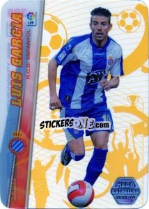 Sticker Luis Garcia - Liga BBVA 2008-2009. Megacracks
 - Panini