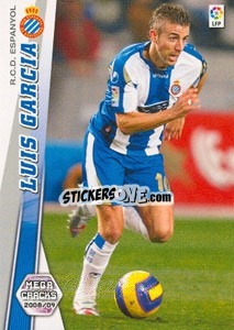 Sticker Luis Garcia - Liga BBVA 2008-2009. Megacracks
 - Panini