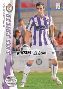 Sticker Luis Prieto - Liga BBVA 2008-2009. Megacracks
 - Panini