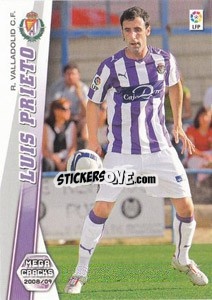 Sticker Luis Prieto - Liga BBVA 2008-2009. Megacracks
 n. 328 - Panini