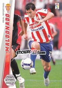 Sticker Maldonado - Liga BBVA 2008-2009. Megacracks
 - Panini