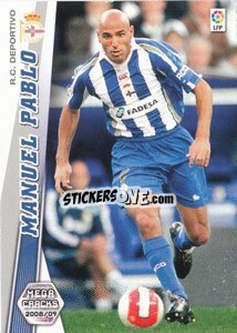 Sticker Manuel Pablo - Liga BBVA 2008-2009. Megacracks
 n. 93 - Panini