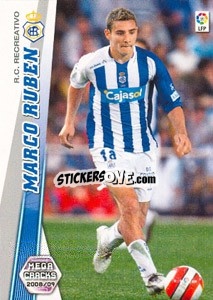 Sticker Marco Ruben - Liga BBVA 2008-2009. Megacracks
 - Panini