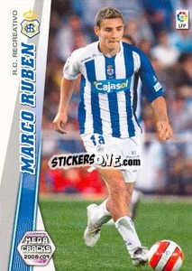 Sticker Marco Ruben - Liga BBVA 2008-2009. Megacracks
 n. 267 - Panini
