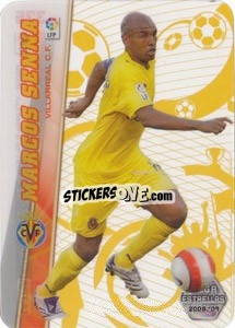 Figurina Marcos Senna - Liga BBVA 2008-2009. Megacracks
 - Panini