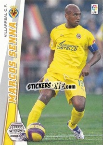 Figurina Marcos Senna - Liga BBVA 2008-2009. Megacracks
 - Panini